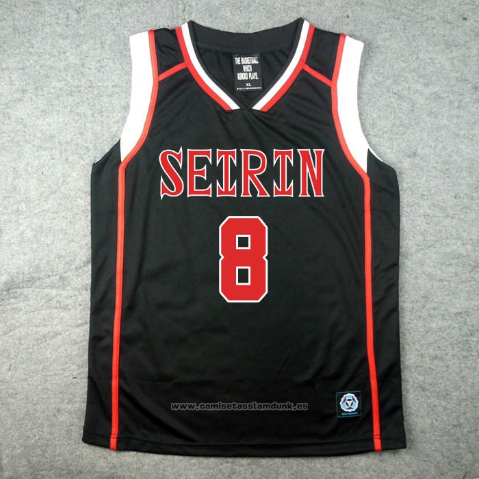 Seirin Rinnosuke Mitobe 8 Camiseta Negro